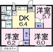 エスペランサの間取り画像