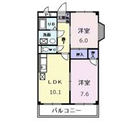 キャッスル上条の間取り画像