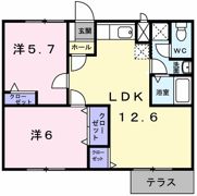 マツモトGマンションAの間取り画像