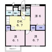 カーサフェリスBの間取り画像