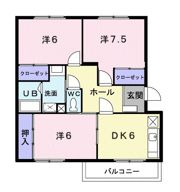 メゾン．ド．AZの間取り画像