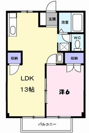 ハイツサンフラワーの間取り画像