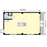 城山3丁目店舗Aの間取り画像