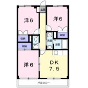 クレール六高台の間取り画像