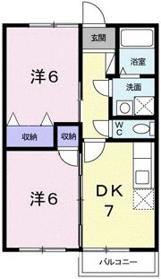 シティメゾンアライ2の間取り画像