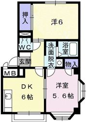 アルビオンAの間取り画像