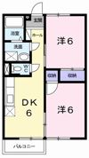 サンハイムβの間取り画像