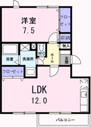 メゾンエレガントIの間取り画像