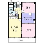 フラワープレイスの間取り画像