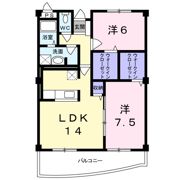 フラワープレイスの間取り画像