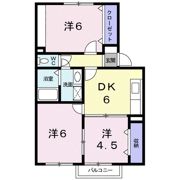 ウイステリアBの間取り画像