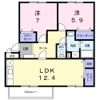 シャトーペガサスの間取り画像