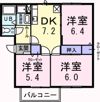ロイヤルタウンBの間取り画像