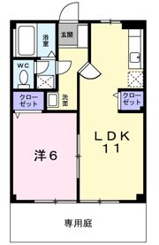 メルシーキャットの間取り画像