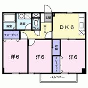 ブロッサムの間取り画像