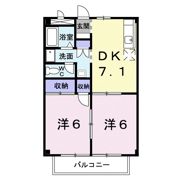 レジデンス濱田Ⅰの間取り画像