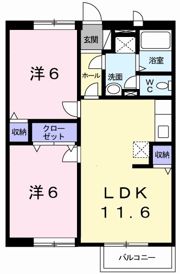 エルディムⅡの間取り画像