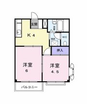 サンパレスBの間取り画像