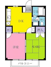 ニューシティ新井Aの間取り画像