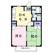 ベルハイツ岡野の間取り画像
