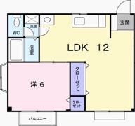 サンアドバンスの間取り画像