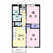 コーポグリーンBの間取り画像