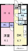 コーポグリーンBの間取り画像