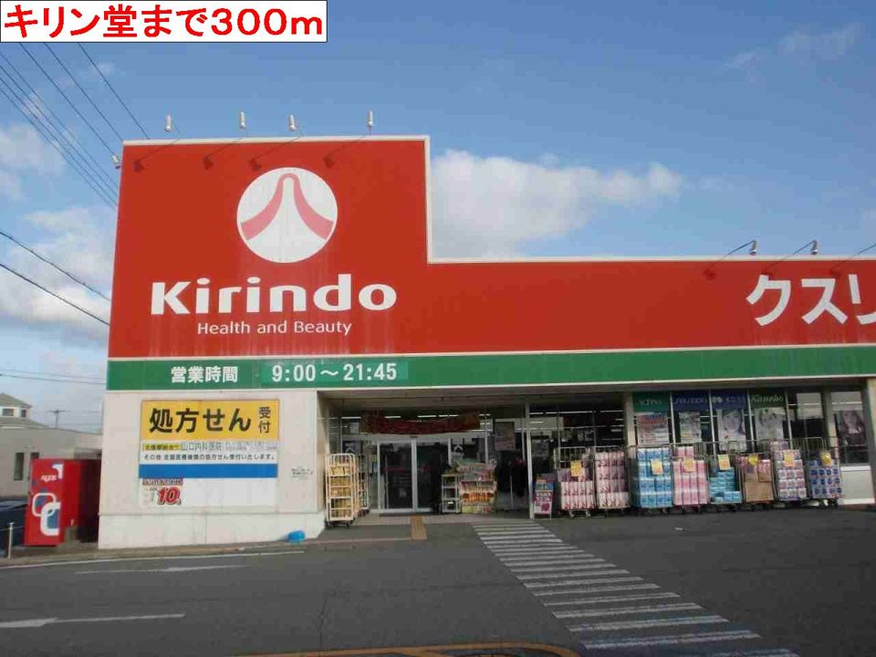 近くのキリン堂まで300m（徒歩4分）