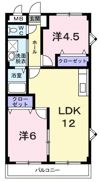 HiLLSすずらんの間取り画像