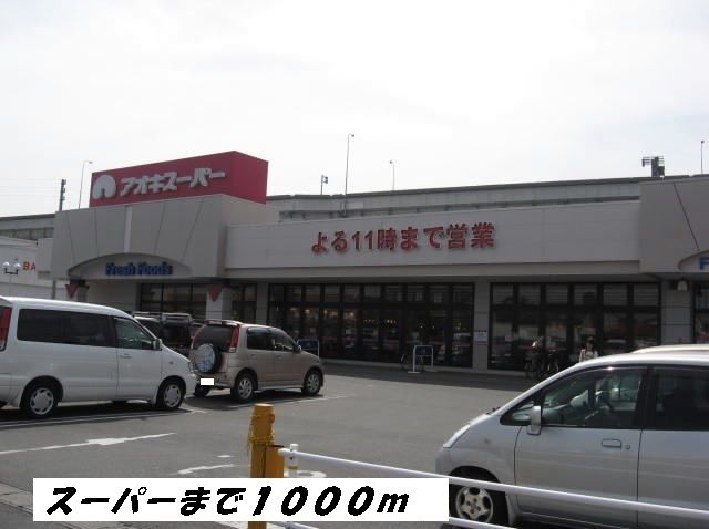 近くのアオキスーパーまで1,000m(徒歩13分)