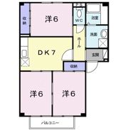 コーポあさぎりBの間取り画像