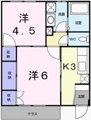 ハイツユメサキの間取り画像