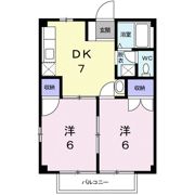 ドミール引野Bの間取り画像