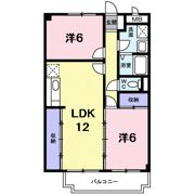 アシーネ三田天神の間取り画像