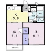 シャルム中野Aの間取り画像