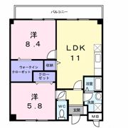 アインスブルグ巽東の間取り画像