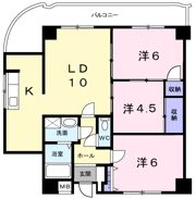 アインスブルグ巽東の間取り画像