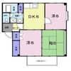 カームネス福山Aの間取り画像