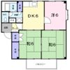 カームネス福山Bの間取り画像