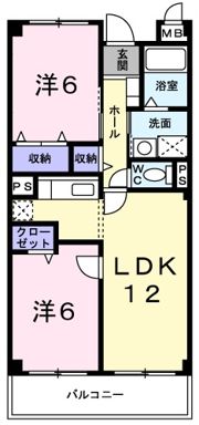 ささお弐番館の間取り画像
