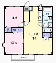 シャンパーニュ2番館の間取り画像