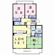ルシエール飯山満壱番館の間取り画像
