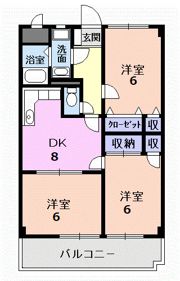 クオリティハイムやわらぎの間取り画像