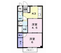 コスモハイツの間取り画像