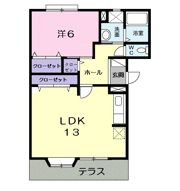 エスプワール花尻Bの間取り画像