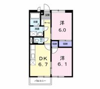 ルミエールいしはらAの間取り画像