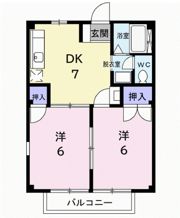 メープルファームⅠの間取り画像