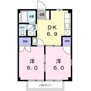 ウッディⅡの間取り画像