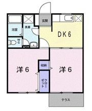 オークラパークホームズ南館の間取り画像