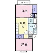 ハイツグランピの間取り画像